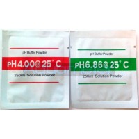 Порошки-фиксаналы pH6.86 и pH4.01 для самостоятельного приготовления калибровочных растворов РН метров